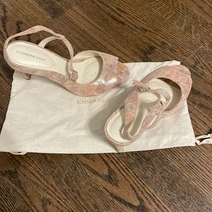 Katherine Kelly Rosanna pink Floral heels